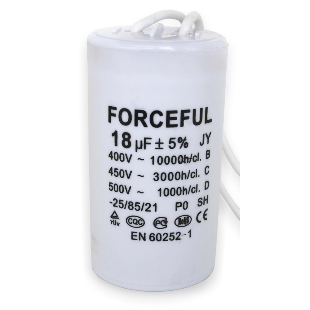 FORCEFUL 18UF/400V KONDANSATÖR