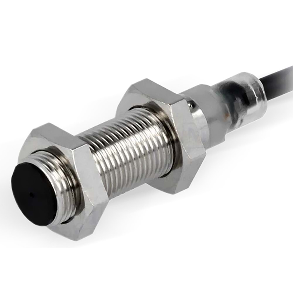 E2B-M12LS04-WP-B1 2M Proximity Sensor, Lite, Inductive, Long Body, M12, Shielded, 4MM, DC, 3-WIRE, Pnp-no, 2M Cable