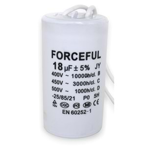 FORCEFUL 18UF/400V KONDANSATÖR