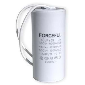 FORCEFUL 40UF/400V KONDANSATÖR