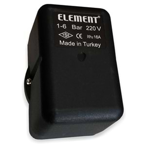 ELT-5C-1 6 BAR 220V Bar Tahliyeli Monofaze Basınç Şalteri